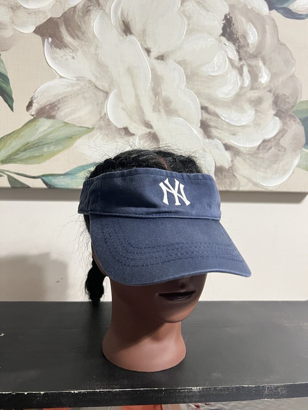 Vintage MLB Genuine Merchandise American Needle New York Yankees Visor Navy Blue